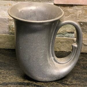 WILTOM ARMETALE | Horn Shape Pewter Tankard / Tavern Stein